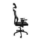 Silla de Escritorio para Oficina New Ergon Negro 51x133cm con Soporte Lumbar y Espaldar Reclinable - SILLAS DE OFICINA | Bylmo