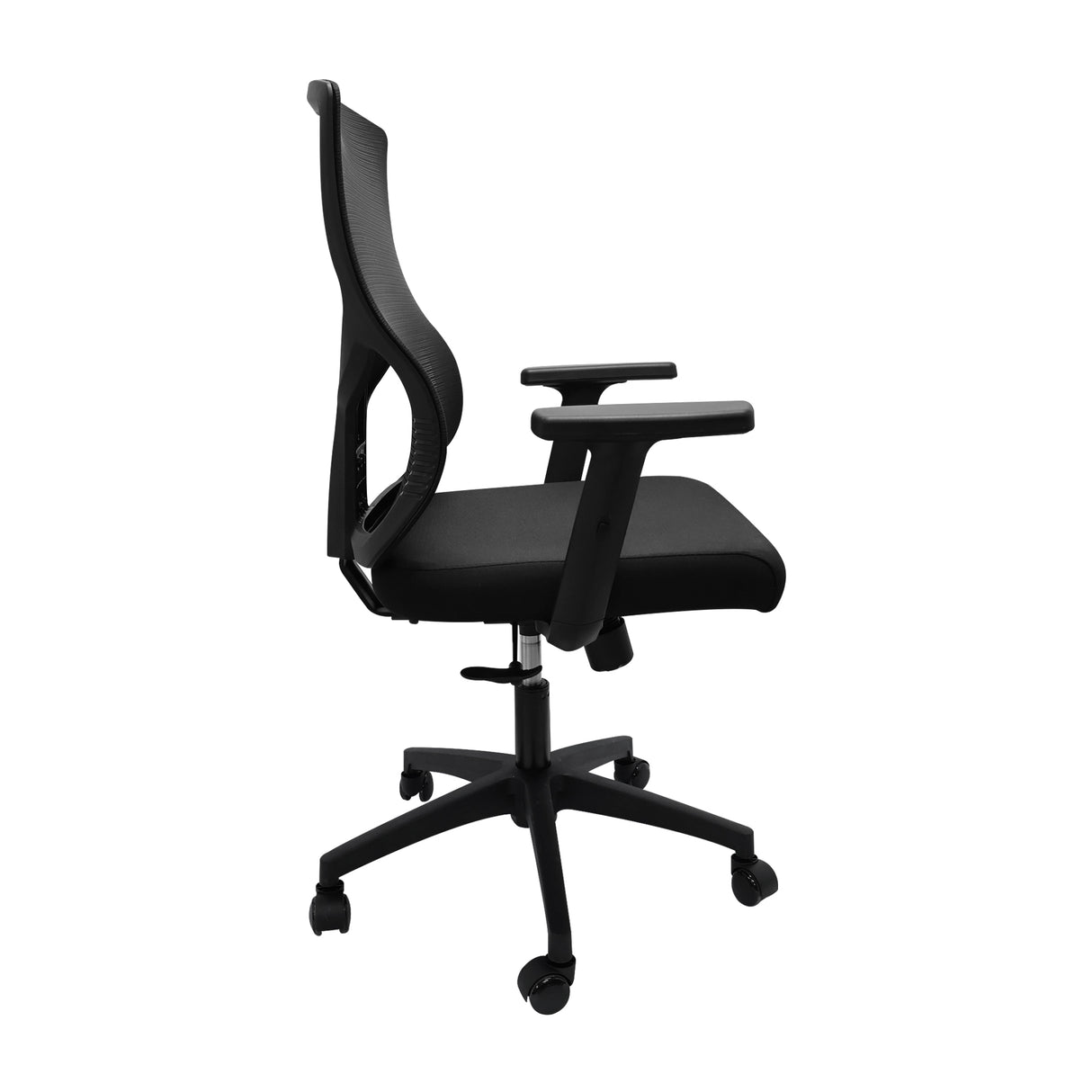 Silla de Escritorio para Oficina Toquio Negro 51x103cm con Soporte Lumbar y Espaldar Reclinable - SILLAS DE OFICINA | Bylmo