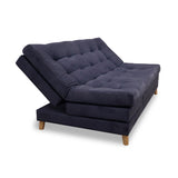 Sofá Cama Kalin Gris 180x40cm De Tres Puestos Reclinable Antifluido con Dos Cojines Decorativos - SOFAS Y POLTRONAS | Bylmo