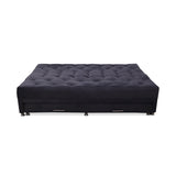 Sofá Cama Rossier Nido Gris 190x40cm De Tres Puestos Reclinable Antifluido con Dos Cojines Decorativos - SOFAS Y POLTRONAS | Bylmo