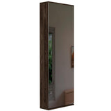 Zapatero Flotante Vertical Leto Coñac 47x138cm de Cinco Niveles para Diez Pares - ZAPATEROS | Bylmo
