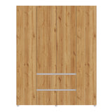 Closet Lemnos Duna y Blanco 160x200cm con Dos Cajones y con Ocho Compartimientos - CLOSETS | Bylmo