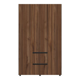 Closet Lemnos Gales y Wengue 120x200cm con Un Cajón y con Siete Compartimientos - CLOSETS | Bylmo