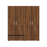 Closet Malabo Gales y Wengue 180x200cm con Dos Cajones y con Tres Compartimientos - CLOSETS | Bylmo