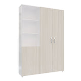 Closet Jazmin Blanco y Niebla 140x200cm sin Cajones y con Nueve Compartimientos - CLOSETS | Bylmo