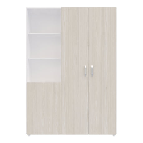 Closet Jazmin Blanco y Niebla 140x200cm sin Cajones y con Nueve Compartimientos - CLOSETS | Bylmo
