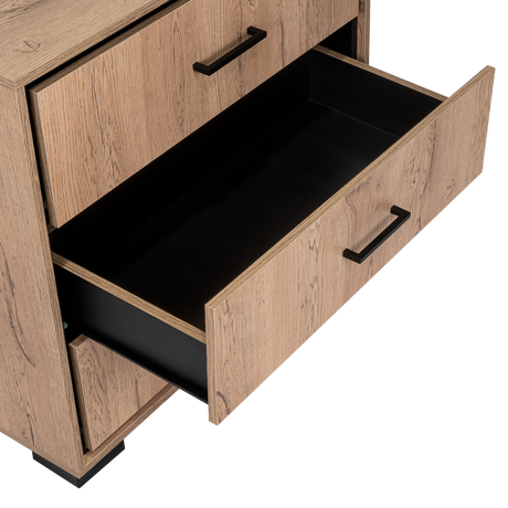 Cajonera Terra Macadamia 79.1x77cm de Tres Hileras con Tres Cajones - CAJONERAS Y COMODAS | Bylmo