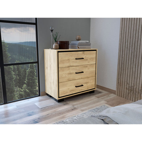 Cajonera Terra Macadamia 79.1x77cm de Tres Hileras con Tres Cajones - CAJONERAS Y COMODAS | Bylmo