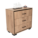 Cajonera Terra Macadamia 79.1x77cm de Tres Hileras con Tres Cajones - CAJONERAS Y COMODAS | Bylmo
