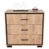 Cajonera Terra Macadamia 79.1x77cm de Tres Hileras con Tres Cajones - CAJONERAS Y COMODAS | Bylmo