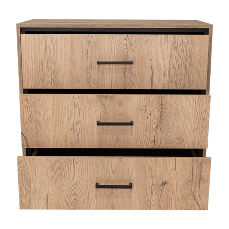 Cajonera Terra Macadamia 79.1x77cm de Tres Hileras con Tres Cajones - CAJONERAS Y COMODAS | Bylmo