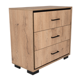 Cajonera Terra Macadamia 79.1x77cm de Tres Hileras con Tres Cajones - CAJONERAS Y COMODAS | Bylmo