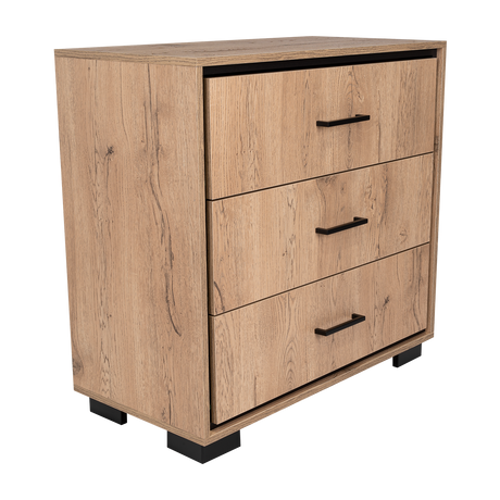 Cajonera Terra Macadamia 79.1x77cm de Tres Hileras con Tres Cajones - CAJONERAS Y COMODAS | Bylmo