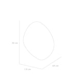 Espejo de Baño Saona Gris 64x50cm Asimetrico sin Marco - ESPEJOS DE BANHO | Bylmo