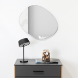 Espejo de Baño Saona Gris 64x50cm Asimetrico sin Marco - ESPEJOS DE BANHO | Bylmo