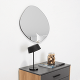 Espejo de Baño Saona Gris 64x50cm Asimetrico sin Marco - ESPEJOS DE BANHO | Bylmo