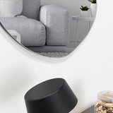 Espejo de Baño Saona Gris 64x50cm Asimetrico sin Marco - ESPEJOS DE BANHO | Bylmo