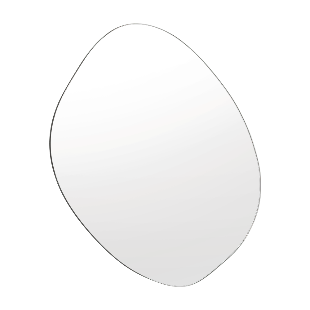 Espejo de Baño Saona Gris 64x50cm Asimetrico sin Marco - ESPEJOS DE BANHO | Bylmo