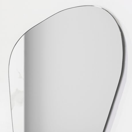 Espejo de Baño Baikal Gris 60x80cm Asimetrico sin Marco - ESPEJOS DE BANHO | Bylmo