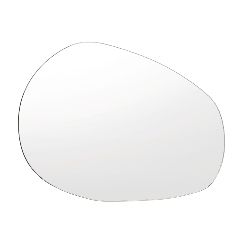 Espejo de Baño Tribeca Gris 88x46cm Asimetrico sin Marco - ESPEJOS DE BANHO | Bylmo