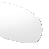 Espejo de Baño Tribeca Gris 88x46cm Asimetrico sin Marco - ESPEJOS DE BANHO | Bylmo