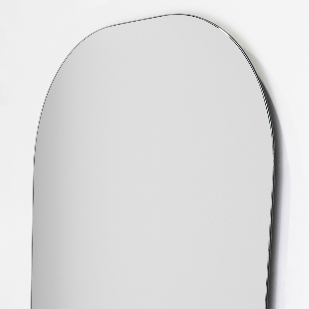 Espejo de Baño Nany Gris 43x68cm Rectangular sin Marco - ESPEJOS DE BANHO | Bylmo