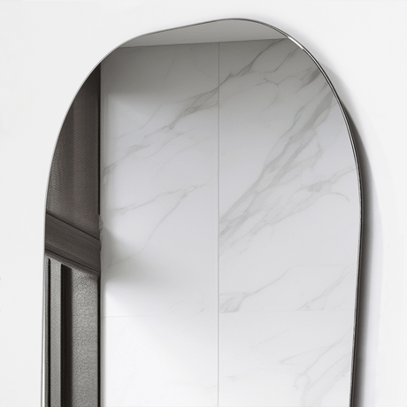 Espejo de Baño Nany Gris 43x68cm Rectangular sin Marco - ESPEJOS DE BANHO | Bylmo