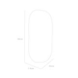 Espejo de Baño Nany Gris 43x68cm Rectangular sin Marco - ESPEJOS DE BANHO | Bylmo