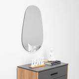 Espejo de Baño Luty Gris 45x70cm Asimetrico sin Marco - ESPEJOS DE BANHO | Bylmo