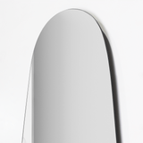 Espejo de Baño Luty Gris 45x70cm Asimetrico sin Marco - ESPEJOS DE BANHO | Bylmo