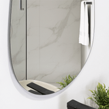 Espejo de Baño Luty Gris 45x70cm Asimetrico sin Marco - ESPEJOS DE BANHO | Bylmo