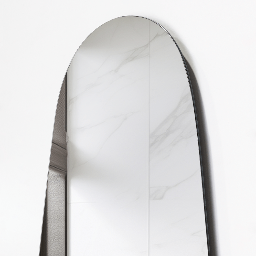 Espejo de Baño Luty Gris 45x70cm Asimetrico sin Marco - ESPEJOS DE BANHO | Bylmo