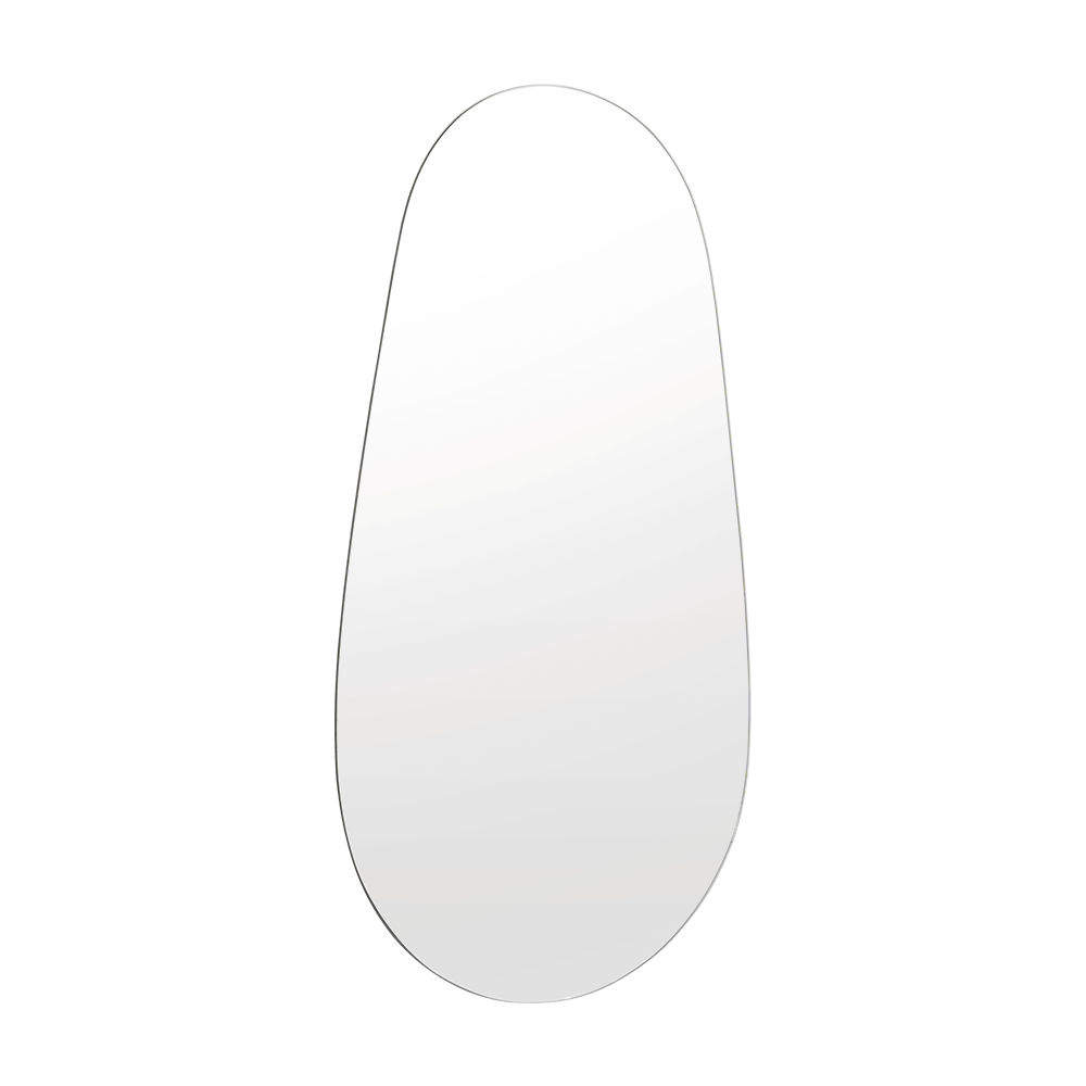 Espejo de Baño Luty Gris 45x70cm Asimetrico sin Marco - ESPEJOS DE BANHO | Bylmo