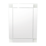 Espejo de Baño Yorlin Gris 60x80cm Rectangular sin Marco y con Sandblasting - ESPEJOS DE BANHO | Bylmo