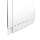 Espejo de Baño Yorlin Gris 60x80cm Rectangular sin Marco y con Sandblasting - ESPEJOS DE BANHO | Bylmo