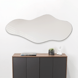 Espejo de Baño Aries Gris 150x60cm Asimetrico sin Marco - ESPEJOS DE BANHO | Bylmo