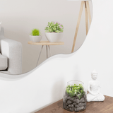 Espejo de Baño Aries Gris 150x60cm Asimetrico sin Marco - ESPEJOS DE BANHO | Bylmo