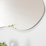 Espejo de Baño Aries Gris 150x60cm Asimetrico sin Marco - ESPEJOS DE BANHO | Bylmo