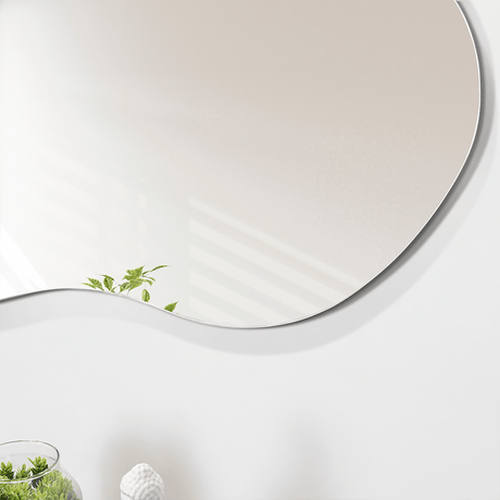 Espejo de Baño Aries Gris 150x60cm Asimetrico sin Marco - ESPEJOS DE BANHO | Bylmo