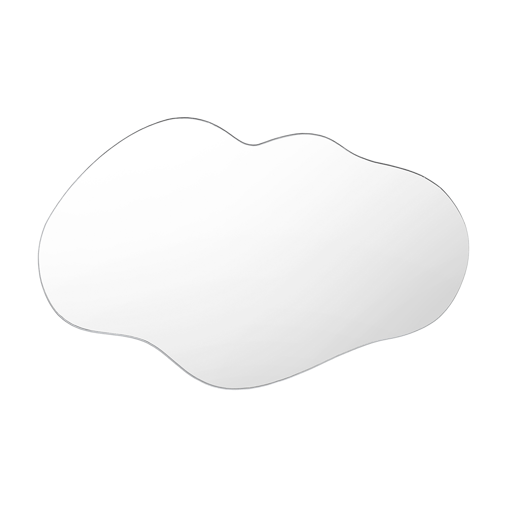 Espejo de Baño Aries Gris 150x60cm Asimetrico sin Marco - ESPEJOS DE BANHO | Bylmo