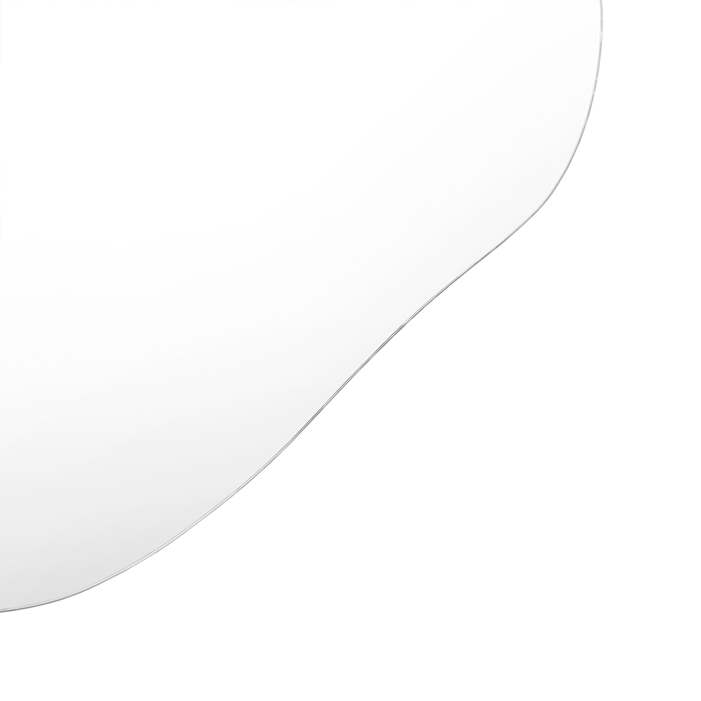 Espejo de Baño Aries Gris 150x60cm Asimetrico sin Marco - ESPEJOS DE BANHO | Bylmo