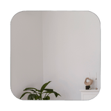 Espejo de Baño Lia Gris 60x60cm Cuadrado sin Marco - ESPEJOS DE BANHO | Bylmo