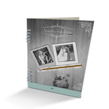 Álbum de Fotos Bodas Blanco y Azul 24x32cm Argollado de Veinte Páginas - ALBUMES DE FOTOS | Bylmo