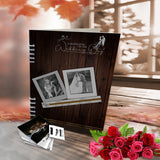 Álbum de Fotos Bodas Café 24x32cm Argollado de Veinte Páginas - ALBUMES DE FOTOS | Bylmo