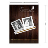 Álbum de Fotos Bodas Café 24x32cm Argollado de Veinte Páginas - ALBUMES DE FOTOS | Bylmo