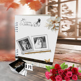 Álbum de Fotos Bodas Blanco 24x32cm Argollado de Veinte Páginas - ALBUMES DE FOTOS | Bylmo