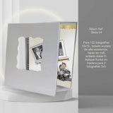 Álbum de Fotos bodas Blanco y Amarillo 24x32cm Argollado de Veinte Páginas - ALBUMES DE FOTOS | Bylmo