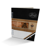 Álbum de Fotos Family Madera y Negro 24x32cm Argollado de Veinte Páginas - ALBUMES DE FOTOS | Bylmo