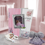 Álbum de Fotos Niña Gato Blanco y Rosado 24x32cm Argollado de Veinte Páginas - ALBUMES DE FOTOS | Bylmo