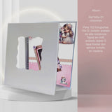 Álbum de Fotos Niña Gato Rosa y Azul 24x32cm Argollado de Veinte Páginas - ALBUMES DE FOTOS | Bylmo